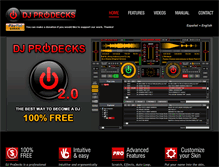 Tablet Screenshot of djprodecks.com